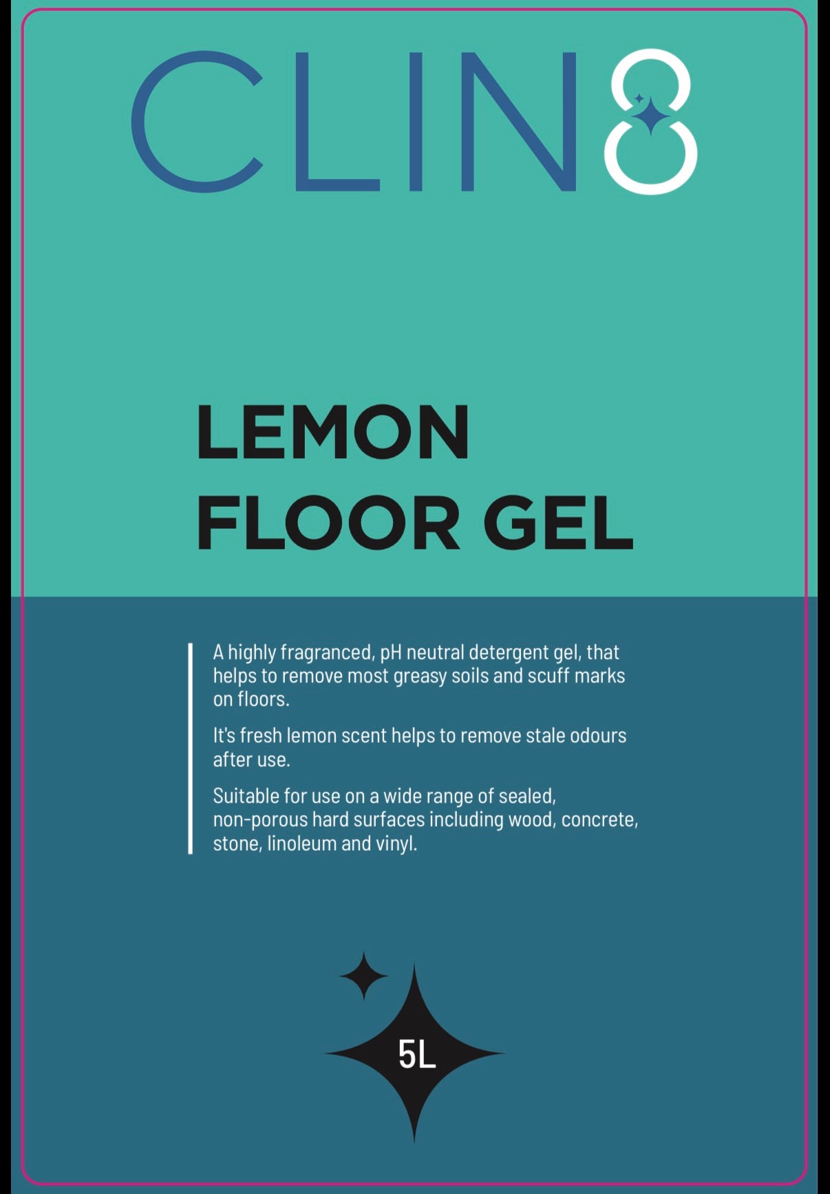 Clin8 Lemon Floor Gel