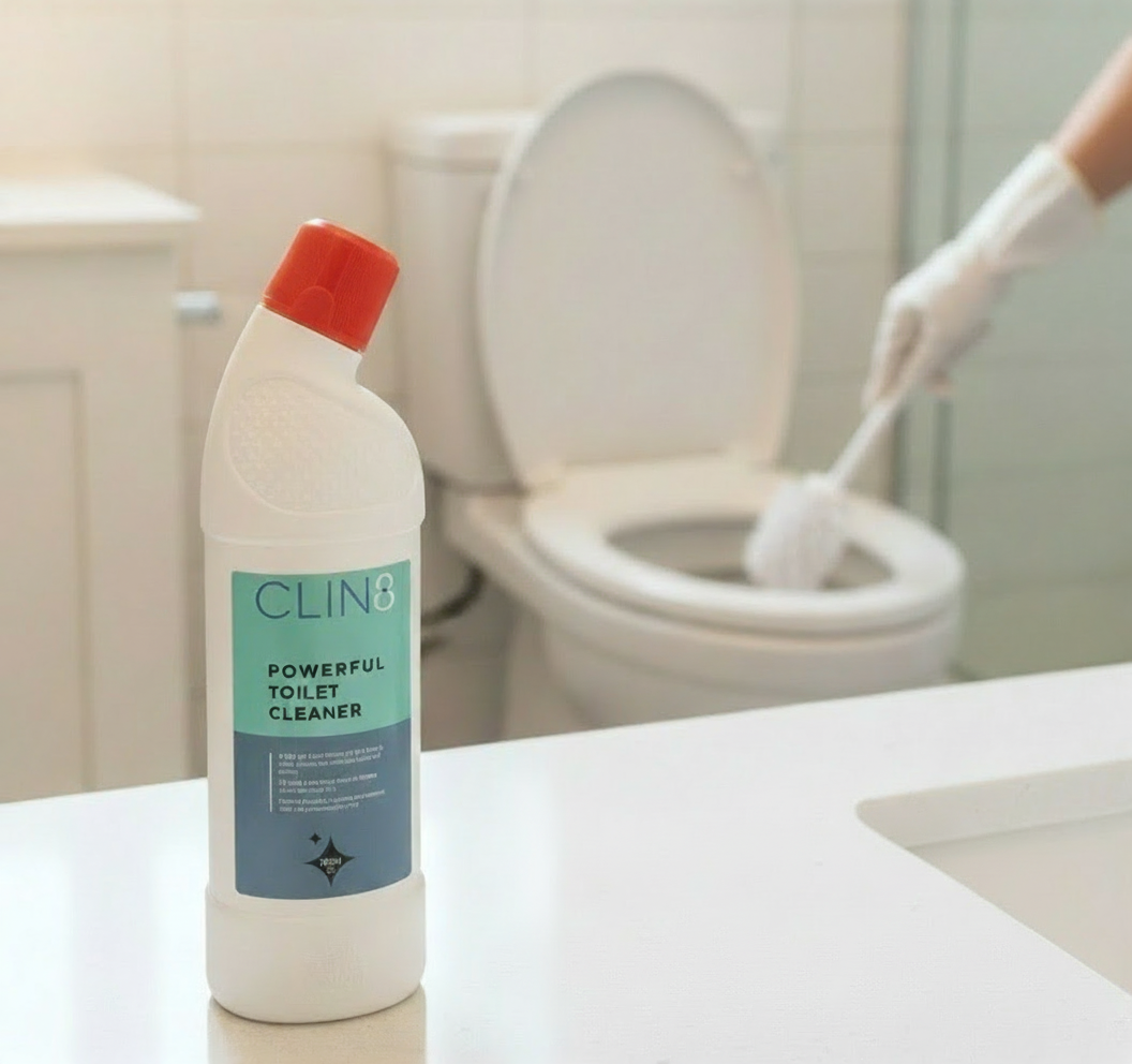 Powerful Clean, Sparkling Fresh - CLIN8 Toilet Cleaner